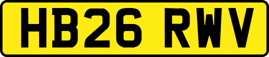 HB26RWV