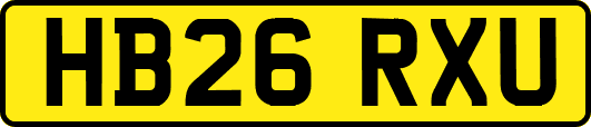 HB26RXU