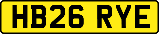 HB26RYE
