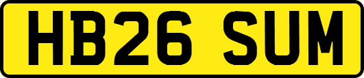 HB26SUM