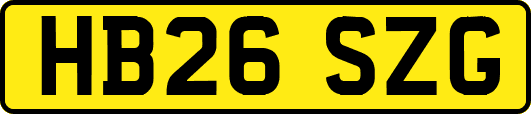 HB26SZG