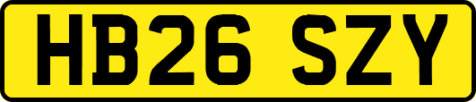 HB26SZY