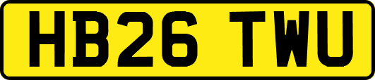 HB26TWU