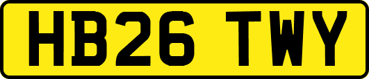 HB26TWY