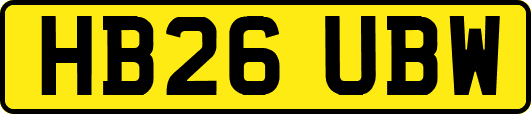 HB26UBW