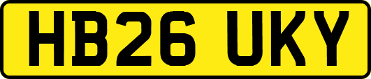 HB26UKY