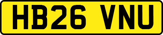 HB26VNU