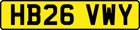 HB26VWY