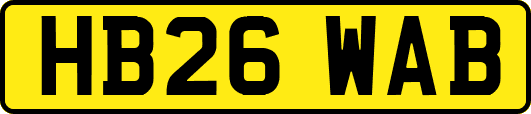 HB26WAB