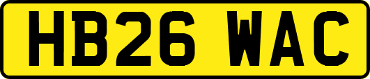 HB26WAC