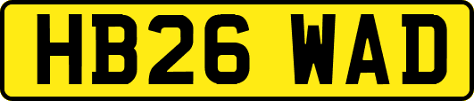 HB26WAD