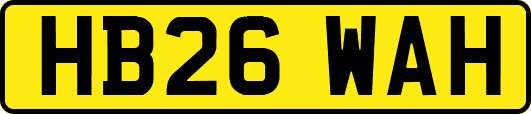 HB26WAH