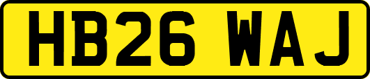 HB26WAJ