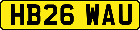HB26WAU