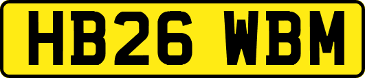 HB26WBM