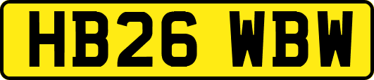 HB26WBW