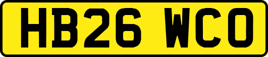 HB26WCO