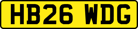 HB26WDG