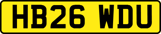 HB26WDU