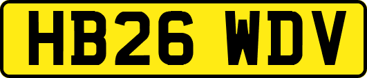 HB26WDV