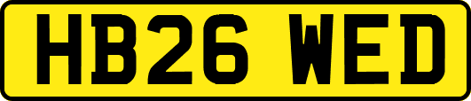 HB26WED