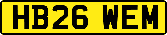 HB26WEM