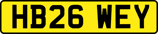 HB26WEY