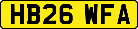 HB26WFA