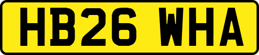 HB26WHA
