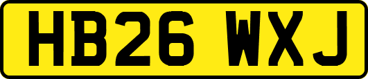 HB26WXJ