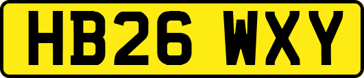 HB26WXY