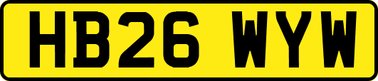HB26WYW
