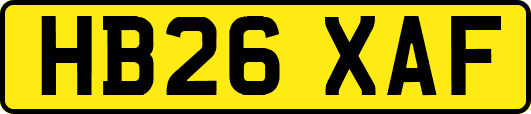 HB26XAF