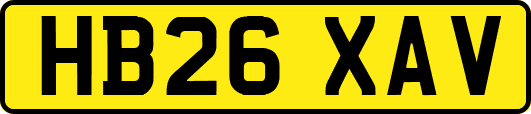 HB26XAV