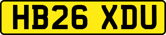 HB26XDU