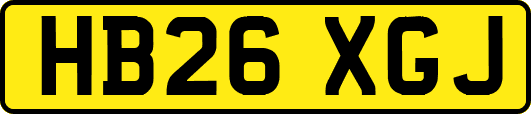 HB26XGJ