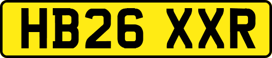 HB26XXR
