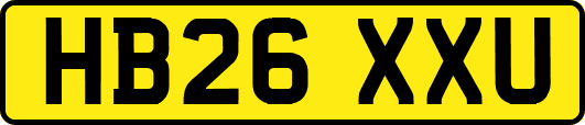 HB26XXU