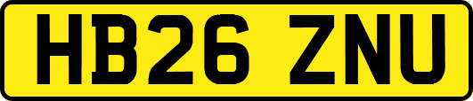 HB26ZNU