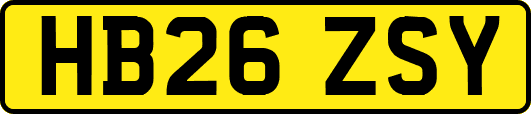 HB26ZSY