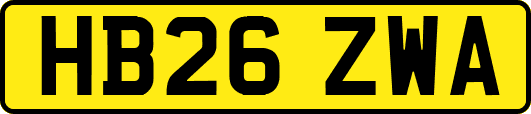 HB26ZWA