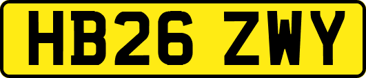 HB26ZWY