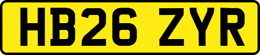 HB26ZYR
