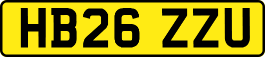 HB26ZZU