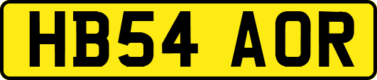 HB54AOR