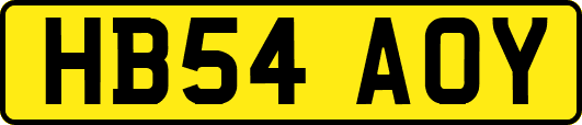HB54AOY