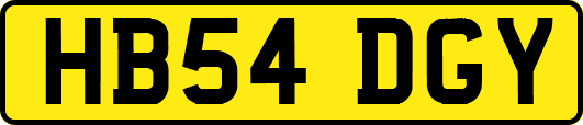 HB54DGY