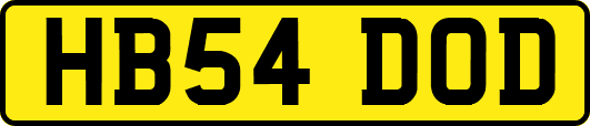 HB54DOD