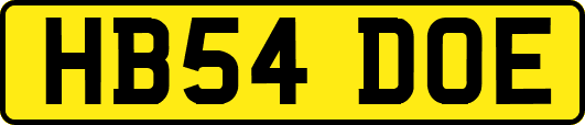 HB54DOE