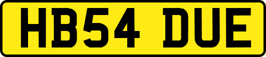 HB54DUE